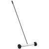 Magnetic Sweeper with Wheels, 15inch Mini Magnetic Sweeper, 8 lbs Capacity, Adjustable Handle
