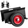 Panel Dolly, 1000 lbs Load Capacity, Drywall Mover with 10 Inch Rubber Wheels Fits Different Terrain, Adjustable Clamp Panel Cart for Steel Panels
