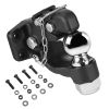 Pintle Hook, 20000 lbs Towing Capacity, Trailer Hitches Receiver Hook Combination 2-5/16-inch Hitch Ball