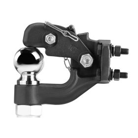 Pintle Hook, 20000 lbs Towing Capacity, Trailer Hitches Receiver Hook Combination 2-5/16-inch Hitch Ball