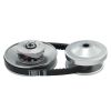 Go-Kart Torque Converter, 3/4" Go-Kart Clutch Kit, 30 Series Asymmetrical Driver Pulley Replacement with Drive Belt, for 2-8 HP Small Engines