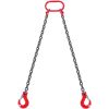 Chain Sling, 5/16 inch x 5 ft Lifting Chains with Hooks, G80 Engine Chain Hoist Lifts, 6600 lbs/3 Ton Capacity Lifting Sling Chains for Engine Hoist