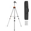 Laser Level Tripod, ¼ x 20 Thread Mount, 27.36-68.11 inch Height Adjustment with Integrated Level Bubble Lightweight Laser Scanner Stand