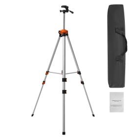 Laser Level Tripod, ¼ x 20 Thread Mount, 27.36-68.11 inch Height Adjustment with Integrated Level Bubble Lightweight Laser Scanner Stand