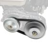 Go-Kart Torque Converter, 3/4" Go-Kart Clutch Kit, 30 Series Asymmetrical Driver Pulley Replacement with Drive Belt, for 2-8 HP Small Engines