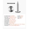 Screws, #8 x 3/4 inch Length Self Drilling Drywall to Wood Screw, All Purpose High-Hardness Stainless Steel Wall Anchors with a Phillips Drill Bit