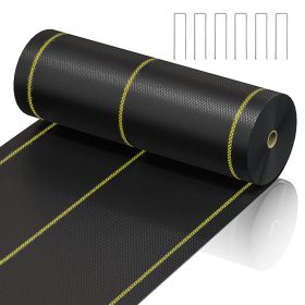 Prohibited From Sale On Amazon XISHAN Black Weed Control Fabric , 90g HDPE (Option: 8X300ft-Black)