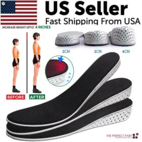 Men Women Invisible Height Increase Insoles Heel Lift Taller Shoe Inserts Pad US (Option: Style1)