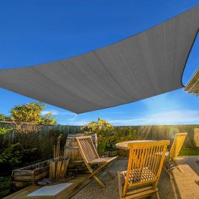 Prohibited From Sale On Amazon XISHAN 8'X10' Light Grey, Rust Red,Dark Grey HDPE Sunshade Sail, 160 Grams (Option: 8X10ft-Dark Grey)