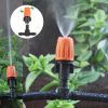 20pcs Adjustable Garden Drip Irrigation Misting Nozzles Micro Sprinkler Head Atomizer Irrigation Drippers