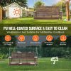 Wooden Porch Swing 4.5 ft, Patio bench swing for Courtyard & Garden, Upgraded 880 lbs Strong Load Capacity